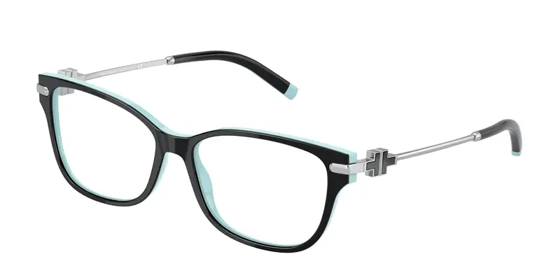 Tiffany Donna TF2207  8055 Montature da vista Acetato Nero Trasparente Squadrata Normale