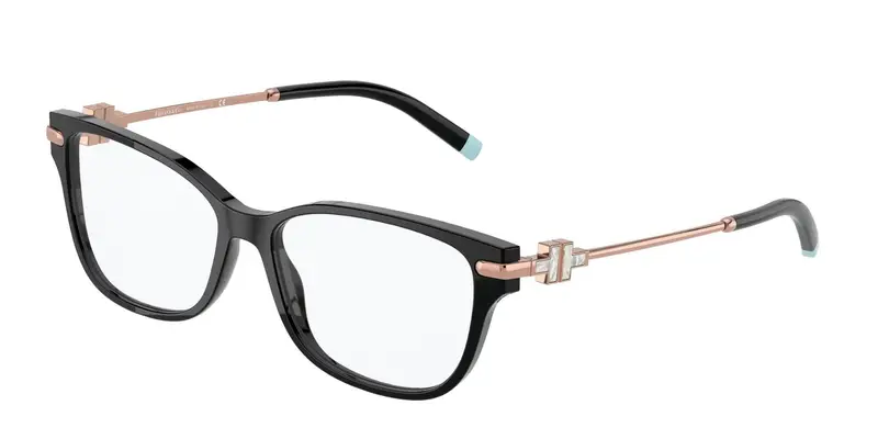 Tiffany Donna TF2207  8339 Montature da vista Acetato Nero Trasparente Squadrata Normale