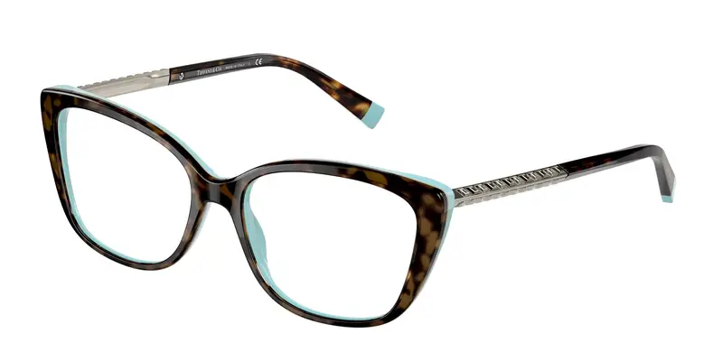 Tiffany Donna TF2208B 8134 Montature da vista Plastica Havana  Cat Eye