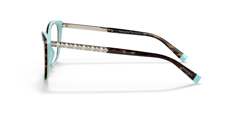 Tiffany Donna TF2208B 8134 Montature da vista Plastica Havana Cat Eye miniatura 3