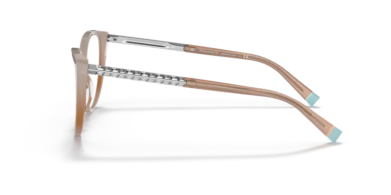 Tiffany Donna TF2214B 8299 Montature da vista Plastica Miele Cat Eye miniatura 3