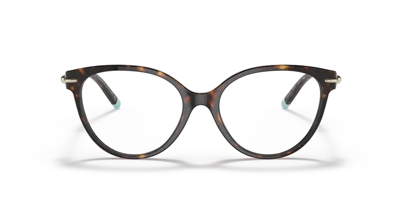 Tiffany Donna TF2217 8015 Montature da vista Acetato Tartaruga Trasparente Cat Eye Normale miniatura 2