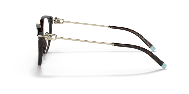 Tiffany Donna TF2217 8015 Montature da vista Acetato Tartaruga Trasparente Cat Eye Normale miniatura 3