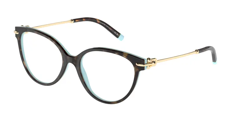 Tiffany Donna TF2217  8134 Montature da vista Acetato Marrone Trasparente Cat Eye Normale