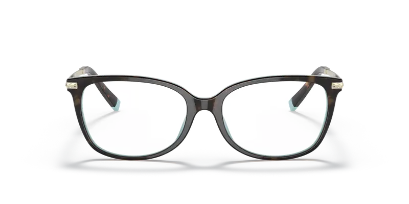 Tiffany Donna TF2221 8134 Montature da vista Acetato Marrone Trasparente Squadrata Normale miniatura 2