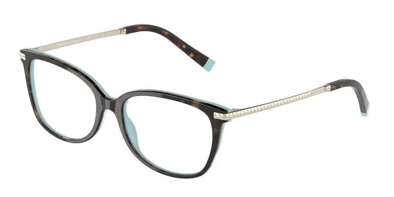 Donna TF2221 8134 Montature da vista Acetato Marrone Trasparente Squadrata Normale