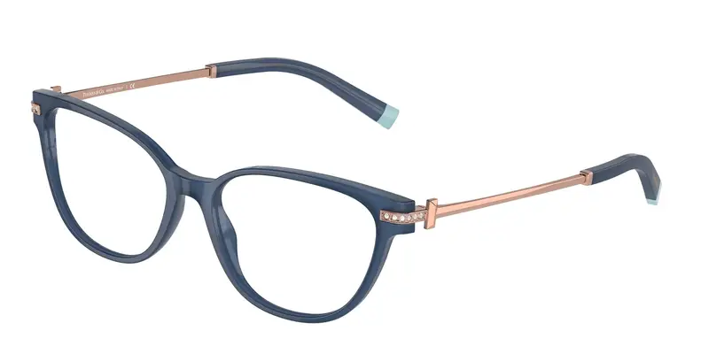 Tiffany Donna TF2223B 8315 Montature da vista Plastica Blu Cat Eye