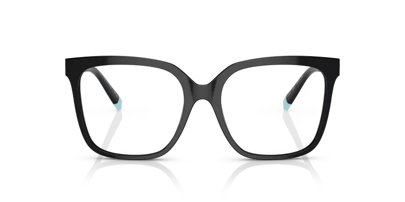 Tiffany Donna TF2227 8001 Montature da vista Acetato Nero Trasparente Squadrata Normale miniatura 2