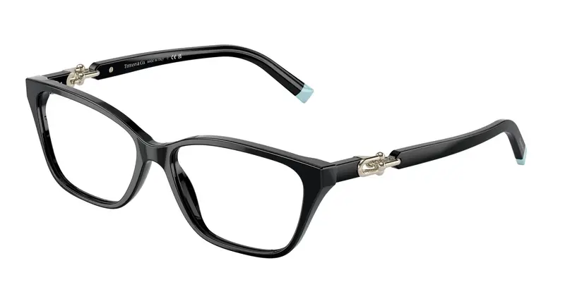 Tiffany Donna TF2229 8001 Montature da vista Acetato Nero Trasparente Squadrata Normale