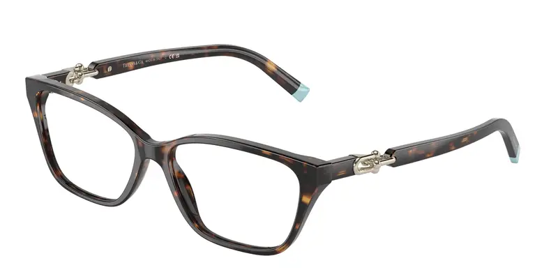 Tiffany Donna TF2229  8015 Montature da vista Acetato Tartaruga Trasparente Squadrata Normale