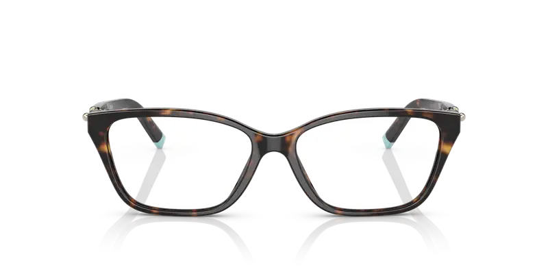 Tiffany Donna TF2229 8015 Montature da vista Acetato Tartaruga Trasparente Squadrata Normale miniatura 2