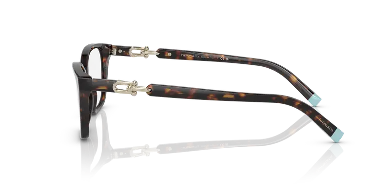 Tiffany Donna TF2229 8015 Montature da vista Acetato Tartaruga Trasparente Squadrata Normale miniatura 3