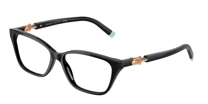 Tiffany Donna TF2229  8420 Montature da vista Acetato Nero Trasparente Squadrata Normale