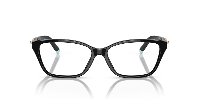 Tiffany Donna TF2229 8420 Montature da vista Acetato Nero Trasparente Squadrata Normale miniatura 2