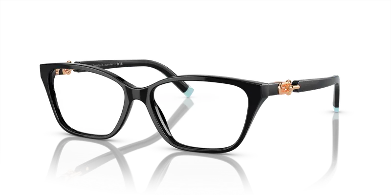 Tiffany Donna TF2229 8420 Montature da vista Acetato Nero Trasparente Squadrata Normale miniatura 3