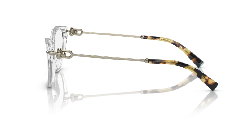 Tiffany Donna TF2231 8047 Montature da vista Acetato Trasparente Trasparente Cat Eye Normale miniatura 3