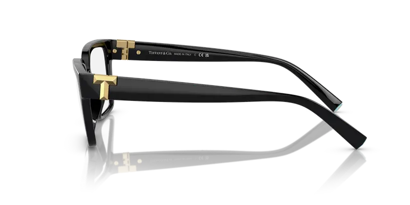Tiffany Donna TF2232U 8001 Montature da vista Iniettato Nero Trasparente Squadrata Normale miniatura 3