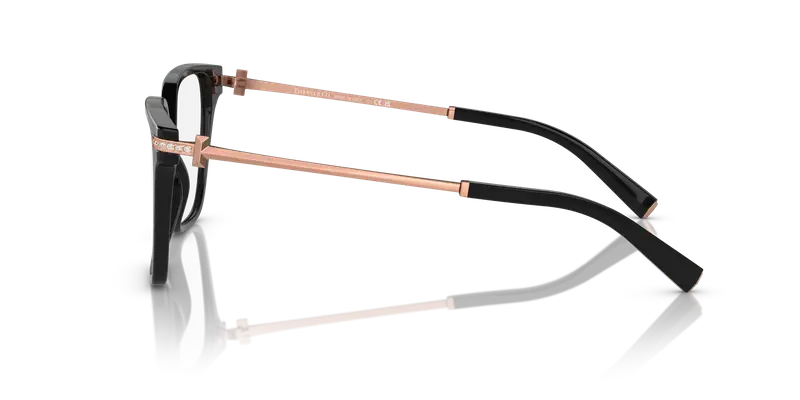 Tiffany Donna TF2234B 8001 Montature da vista Acetato Nero Trasparente Squadrata Normale miniatura 3