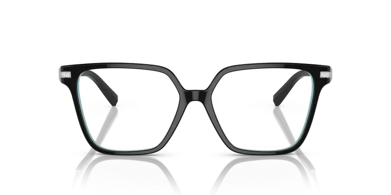 Tiffany Donna TF2234B 8055 Montature da vista Acetato Nero Trasparente Squadrata Normale miniatura 2