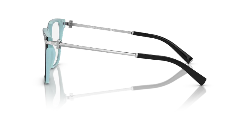 Tiffany Donna TF2234B 8055 Montature da vista Acetato Nero Trasparente Squadrata Normale miniatura 3