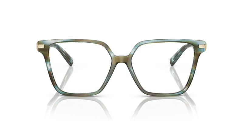 Tiffany Donna TF2234B 8124 Montature da vista Acetato Blu Trasparente Squadrata Normale miniatura 2