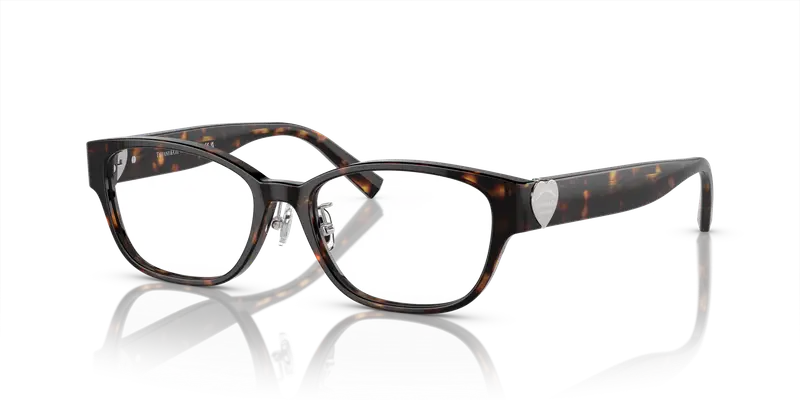 Tiffany Donna TF2243D 8015 Montature da vista Acetato Tartaruga Trasparente Pillow Normale miniatura 3