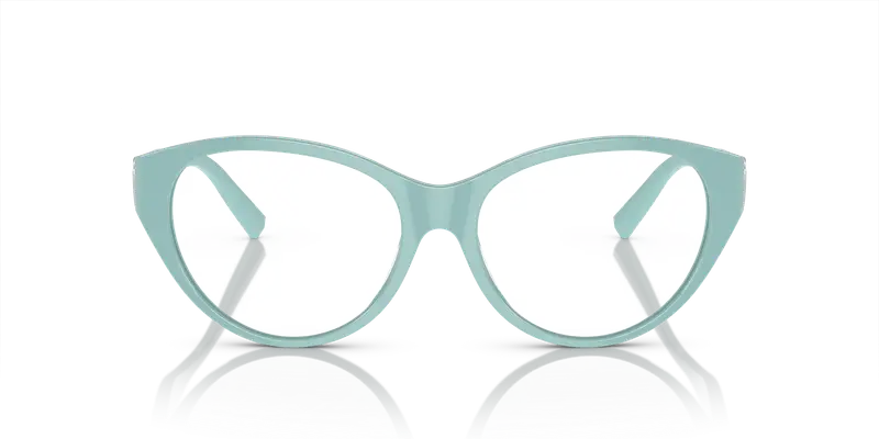 Tiffany Donna TF2244 8388 Montature da vista Acetato Blu Trasparente Pantos Normale miniatura 2