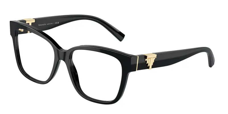 Tiffany Donna TF2246  8001 Montature da vista Acetato Nero Trasparente Squadrata Normale