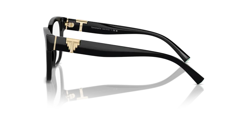 Tiffany Donna TF2246 8001 Montature da vista Acetato Nero Trasparente Squadrata Normale miniatura 3