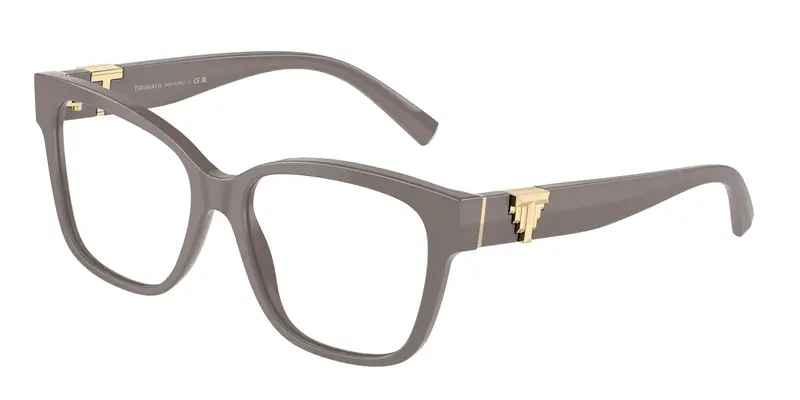 Donna TF2246 8401 Montature da vista Acetato Marrone Trasparente Squadrata Normale