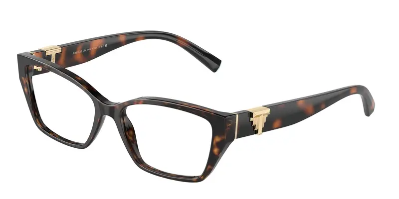 Tiffany Donna TF2247  8015 Montature da vista Acetato Tartaruga Trasparente Squadrata Normale