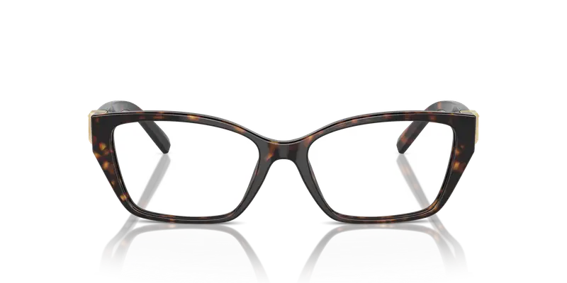 Tiffany Donna TF2247 8015 Montature da vista Acetato Tartaruga Trasparente Squadrata Normale miniatura 2