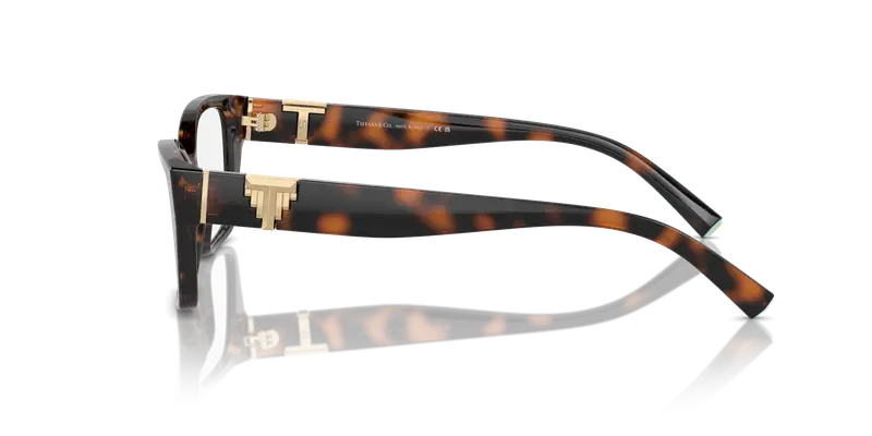 Tiffany Donna TF2247 8015 Montature da vista Acetato Tartaruga Trasparente Squadrata Normale miniatura 3