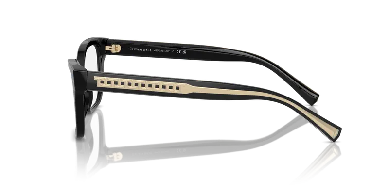 Tiffany Donna TF2249 8001 Montature da vista Acetato Nero Trasparente Farfalla Normale miniatura 3