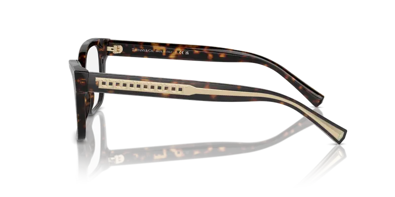 Tiffany Donna TF2249 8015 Montature da vista Acetato Tartaruga Trasparente Farfalla Normale miniatura 3