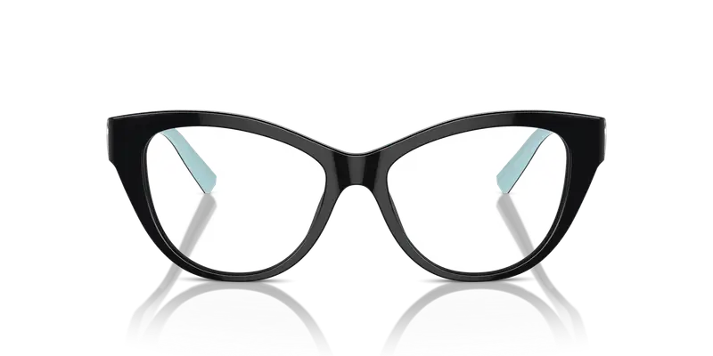 Tiffany Donna TF2251 8406 Montature da vista Acetato Nero Trasparente Cat Eye Normale miniatura 2