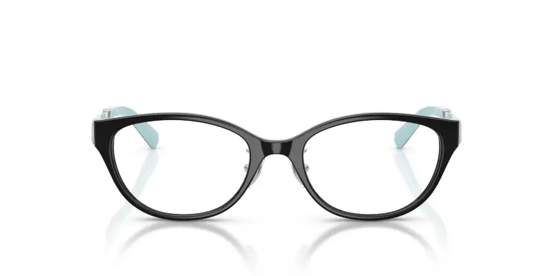 Donna TF2252D 8406 Montature da vista Iniettato Nero Trasparente Rotonda Normale miniatura 3