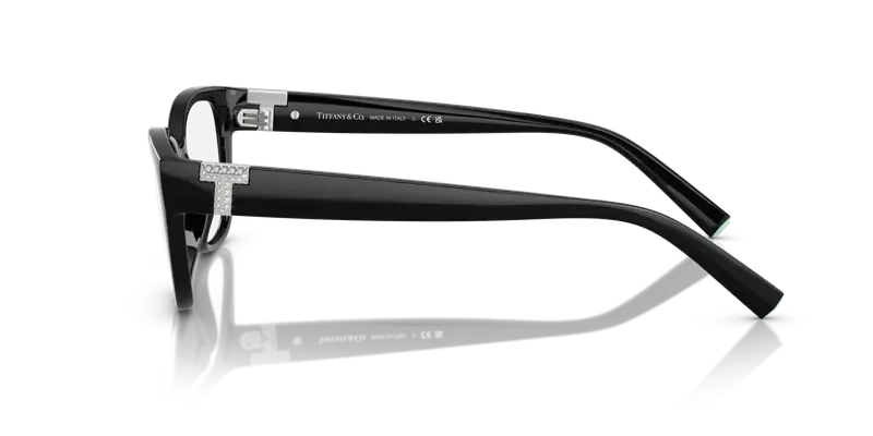 Tiffany Donna TF2254BU 8001 Montature da vista Iniettato Nero Trasparente Pillow Normale miniatura 3
