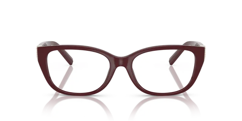 Tiffany Donna TF2254BU 8389 Montature da vista Iniettato Viola Trasparente Pillow Normale miniatura 2