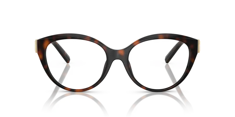 Tiffany Donna TF2255U 8015 Montature da vista Iniettato Tartaruga Trasparente Cat Eye Normale miniatura 2