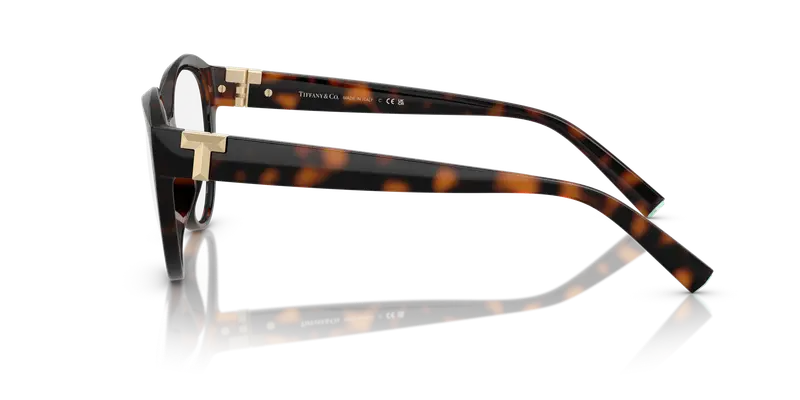 Tiffany Donna TF2255U 8015 Montature da vista Iniettato Tartaruga Trasparente Cat Eye Normale miniatura 3