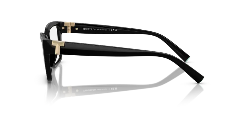 Tiffany Donna TF2256U 8361 Montature da vista Iniettato Nero Trasparente Pillow Normale miniatura 3