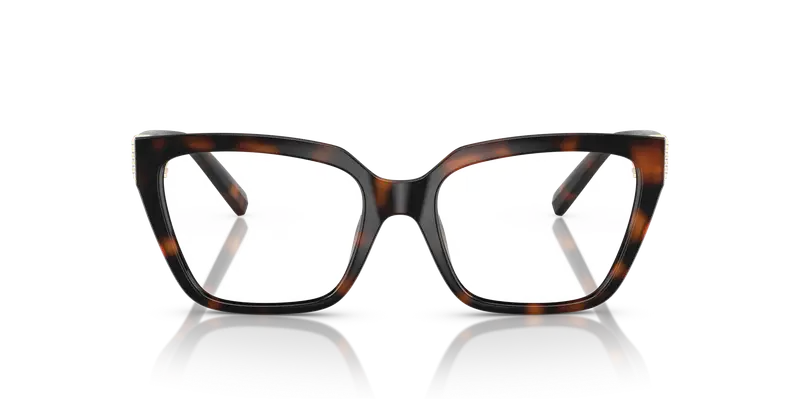 Tiffany Donna TF2257BU 8015 Montature da vista Iniettato Tartaruga Trasparente Squadrata Normale miniatura 2