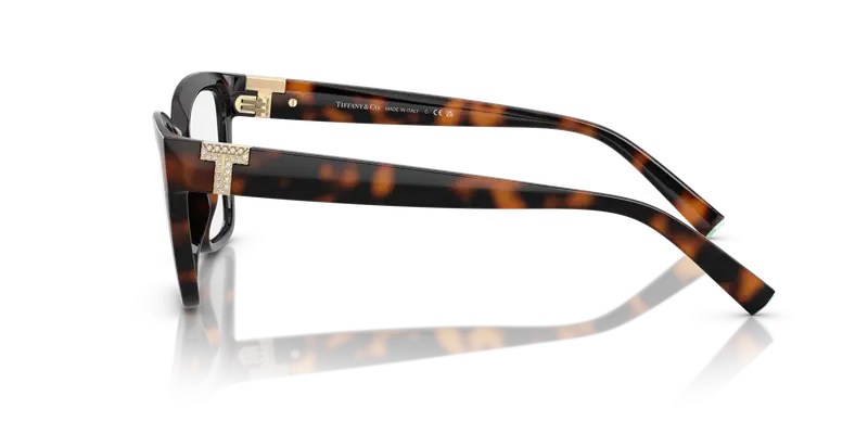 Tiffany Donna TF2257BU 8015 Montature da vista Iniettato Tartaruga Trasparente Squadrata Normale miniatura 3
