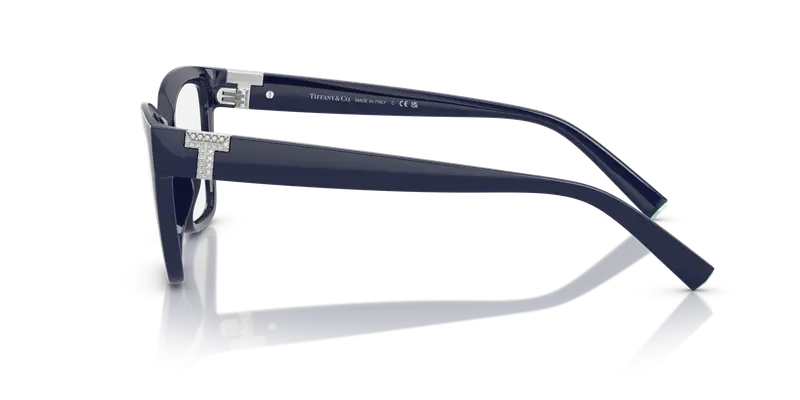 Tiffany Donna TF2257BU 8396 Montature da vista Iniettato Blu Trasparente Squadrata Normale miniatura 3