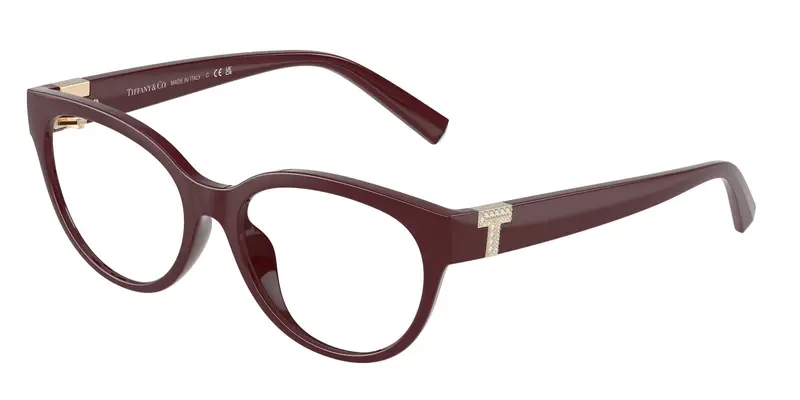 Tiffany Donna TF2258BU  8389 Montature da vista Iniettato Viola Trasparente Cat Eye Normale