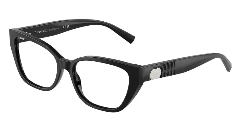 Tiffany Donna TF2259  8001 Montature da vista Acetato Nero Trasparente Cat Eye Normale