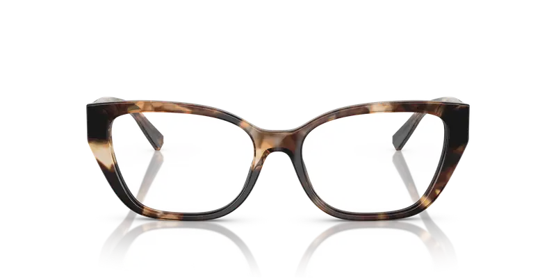 Tiffany Donna TF2259 8421 Montature da vista Acetato Marrone Trasparente Cat Eye Normale miniatura 2