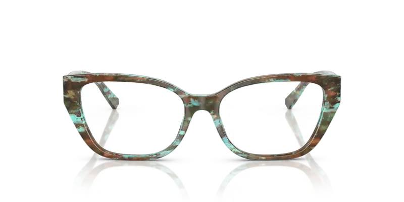 Tiffany Donna TF2259 8422 Montature da vista Acetato Tartaruga Trasparente Cat Eye Normale miniatura 2