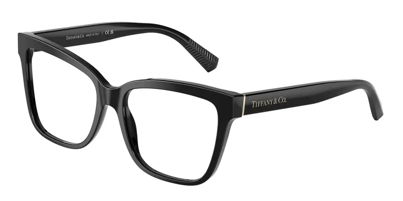 Tiffany Donna TF2260  8001 Montature da vista Acetato Nero Trasparente Cat Eye Normale